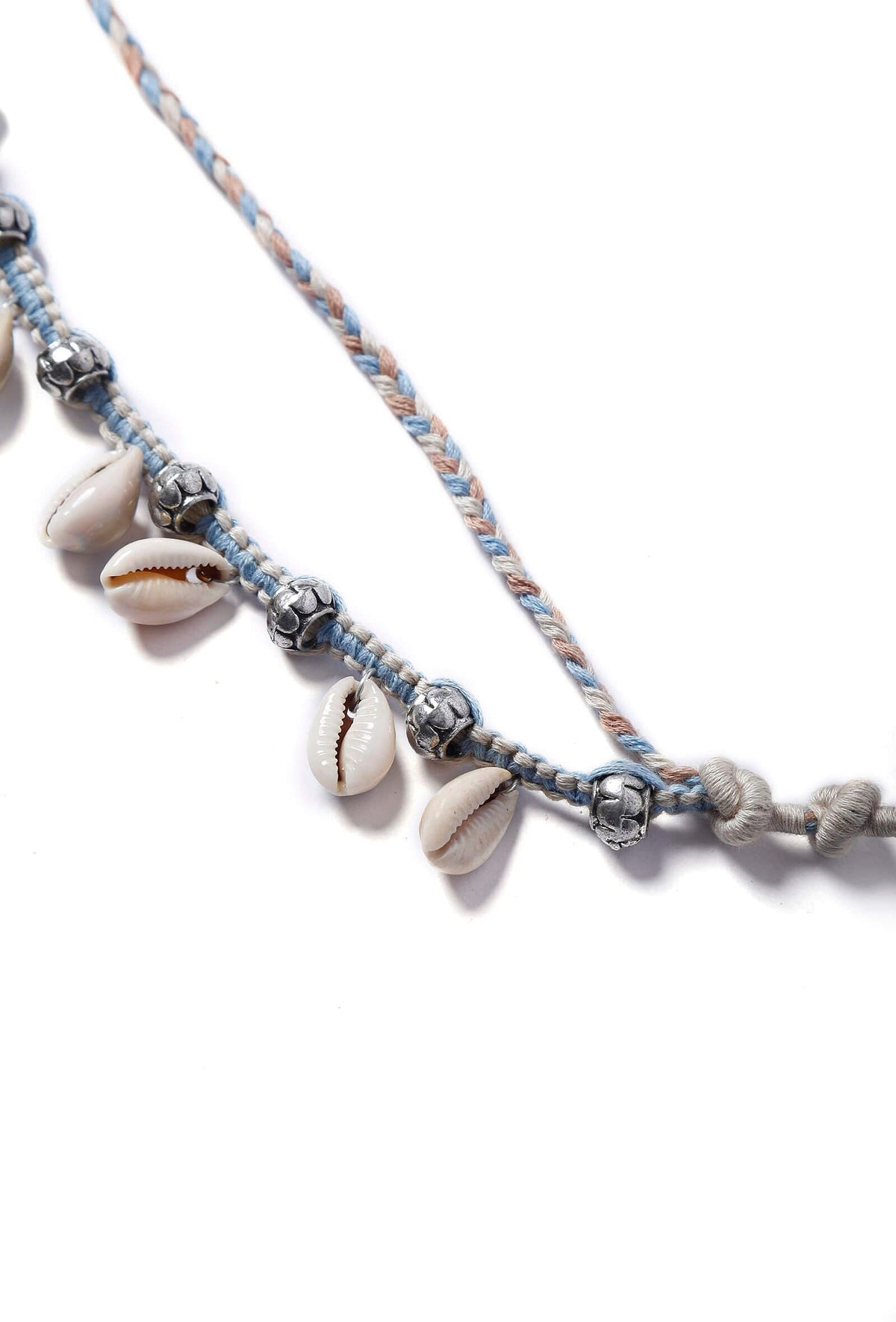Braided Seashell Anklet