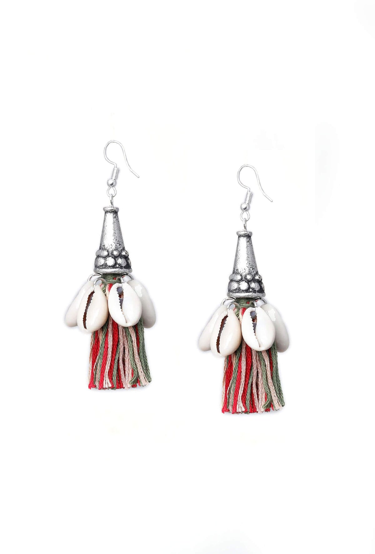 Multicoloured Seashell Earrings