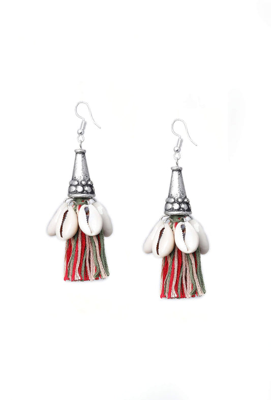 Multicoloured Seashell Earrings
