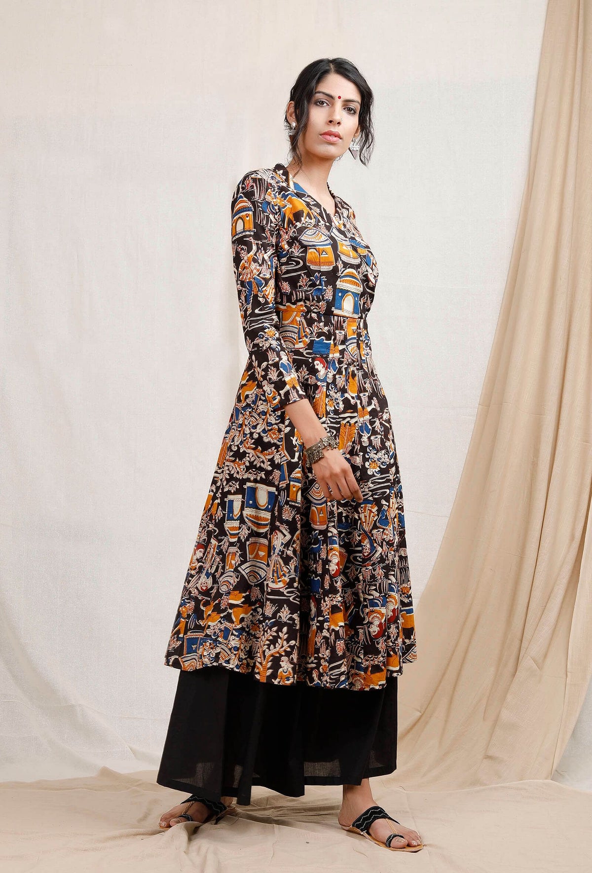 Kalamkari Block Printed Kurta サイズ S