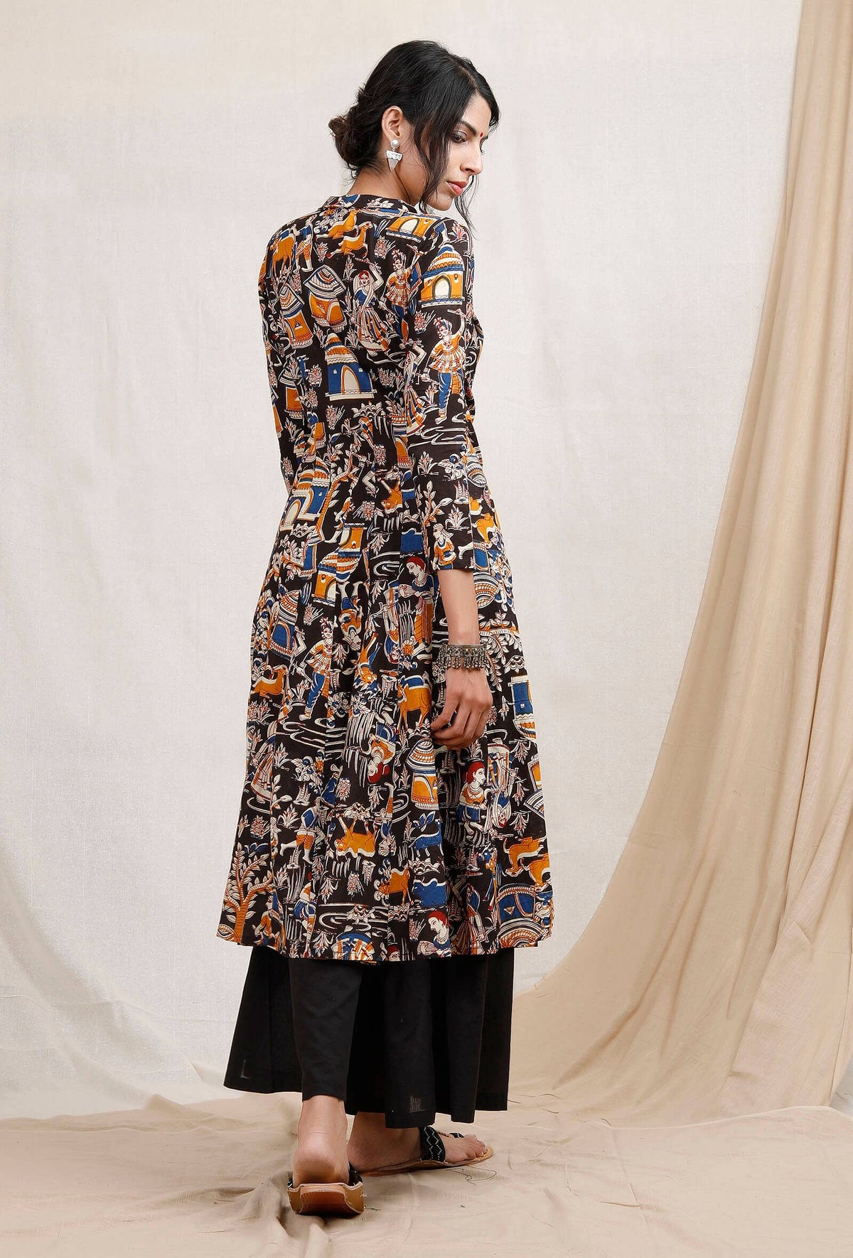 Kalamkari Block Printed Kurta サイズ XS