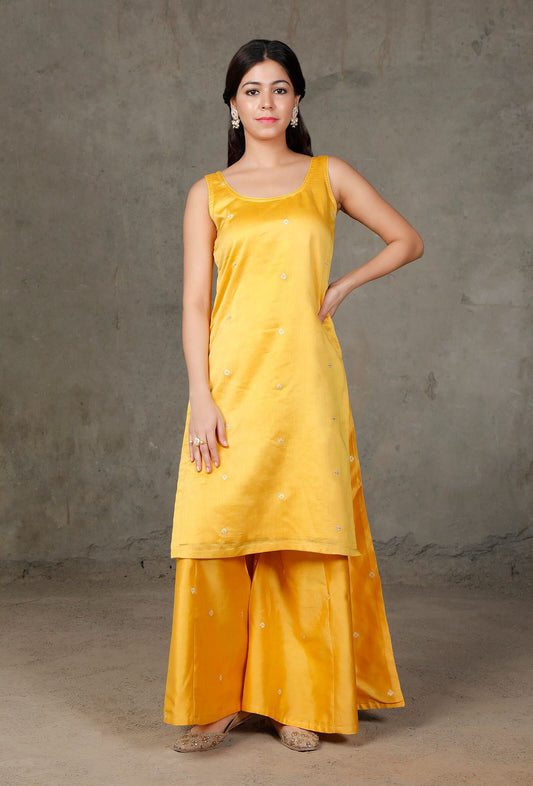 Tuscan Chanderi Kurta サイズ L