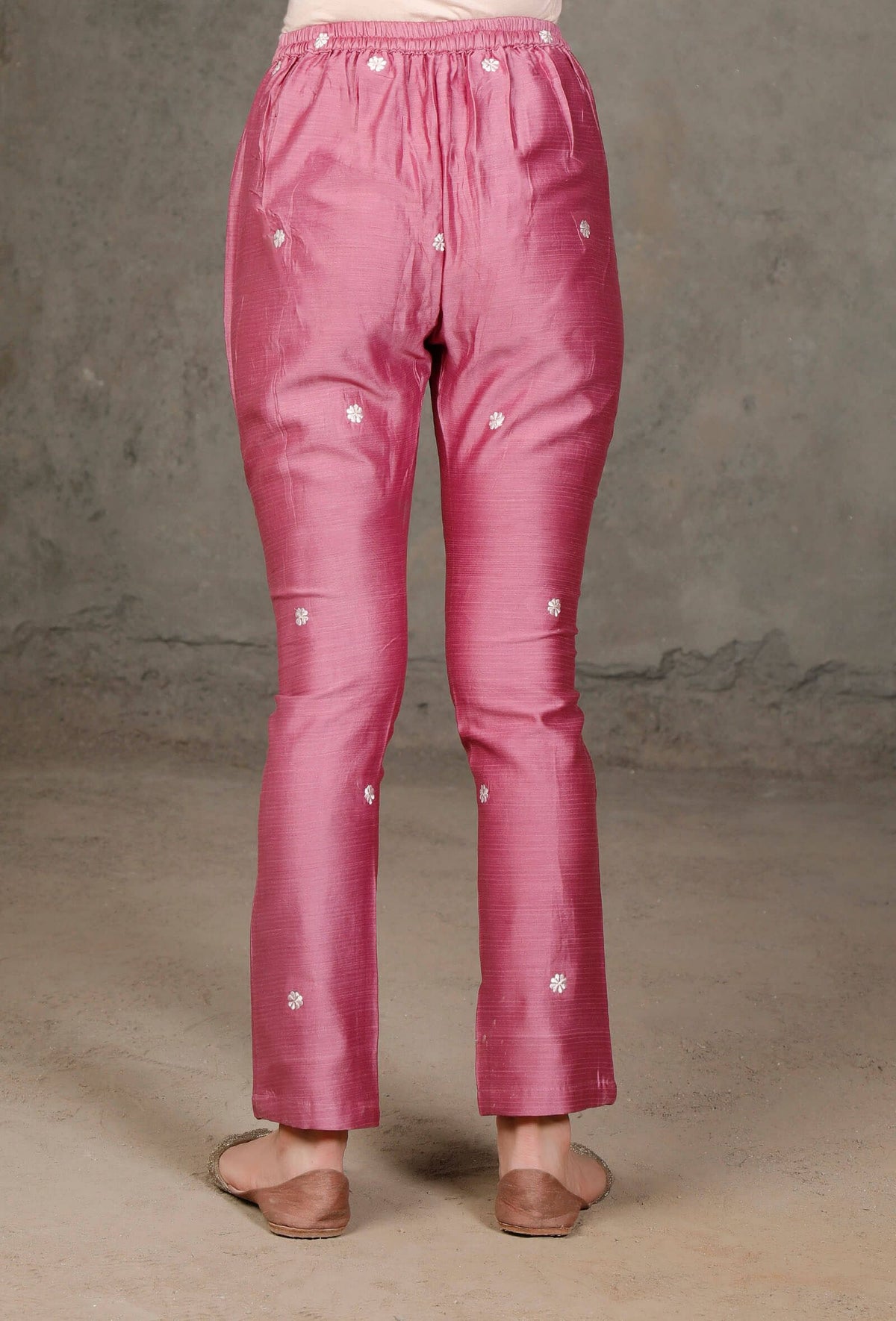 Purple Chanderi Pants サイズ S