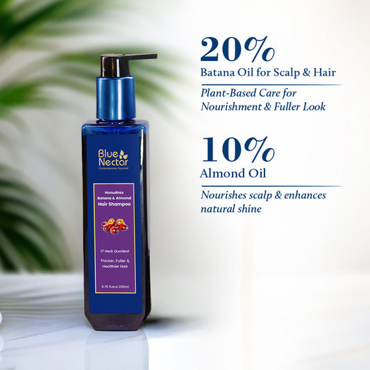 Batana & Almond Hair Shampoo for Hair Growth (17 herbs, 200ml) 200ml