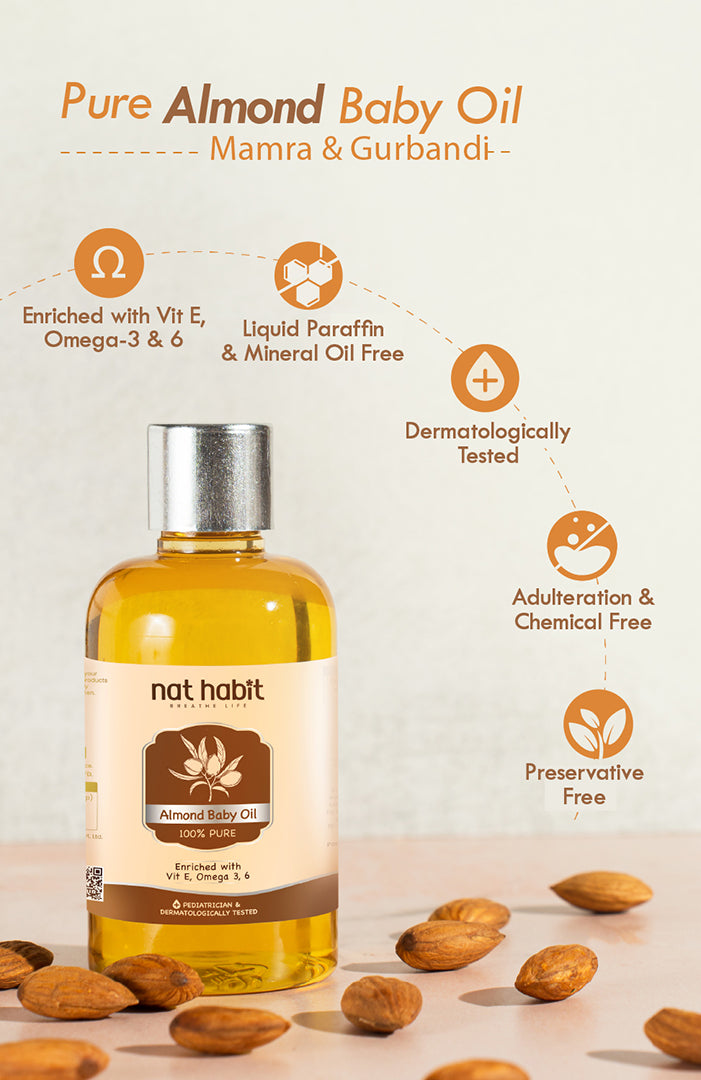 Pure Almond Baby Oil 200ml