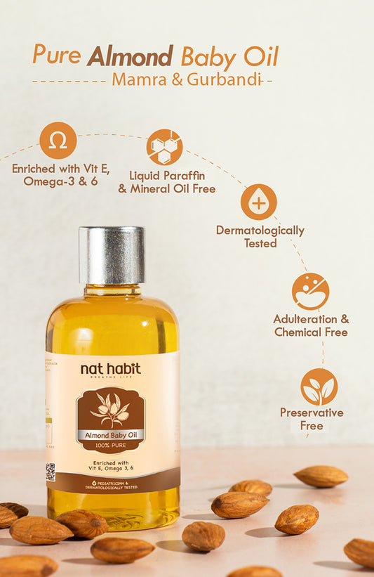 Pure Almond Baby Oil 200ml