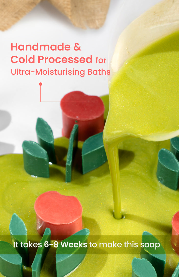 Cold Processed Tomato Basil AHA-BHA Moisturising Soap 125g x 6