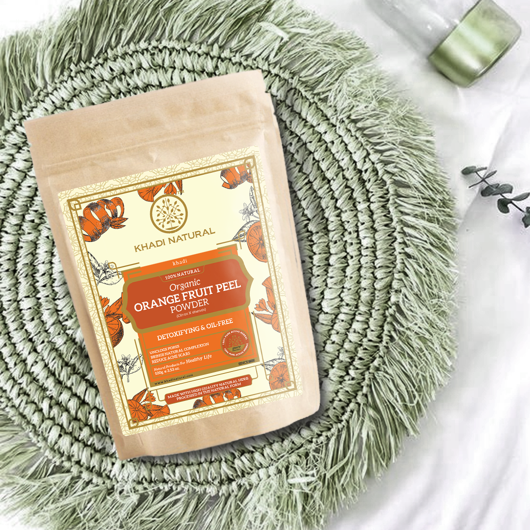 Organic Orange Peel Powder For Hair Care - 100% Natural 100gm