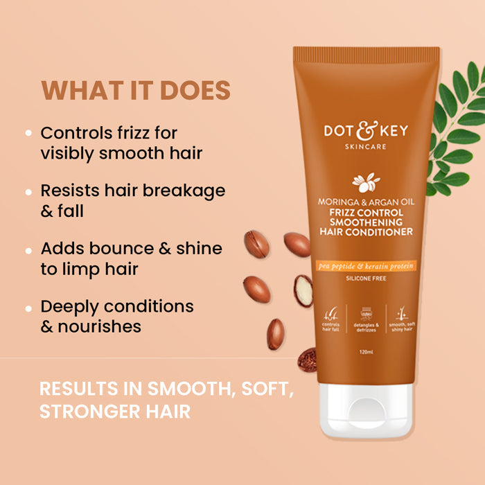 Moringa & Argan Frizz Control Hair Conditioner 120ml