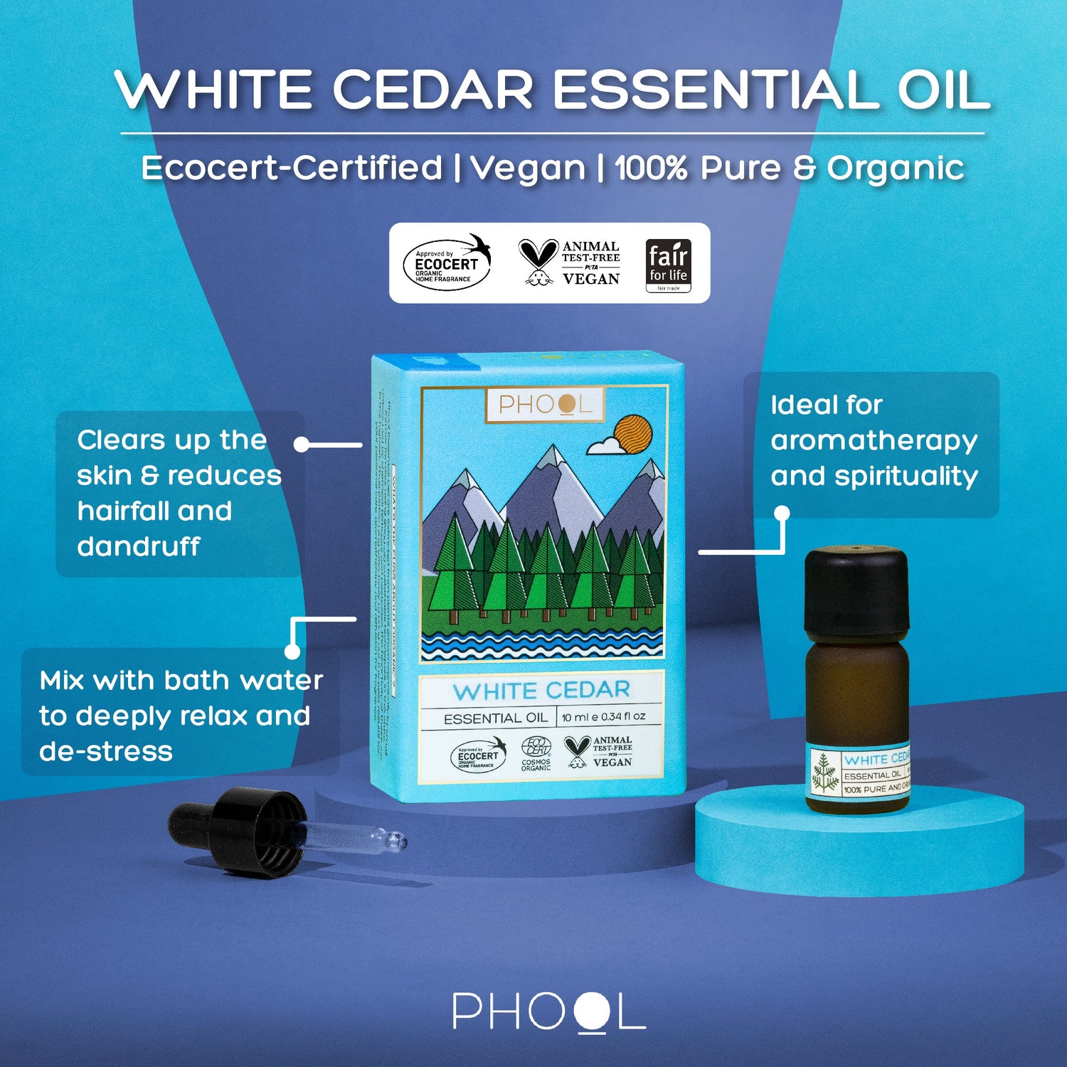 White Cedar Essential Oil (10ml)