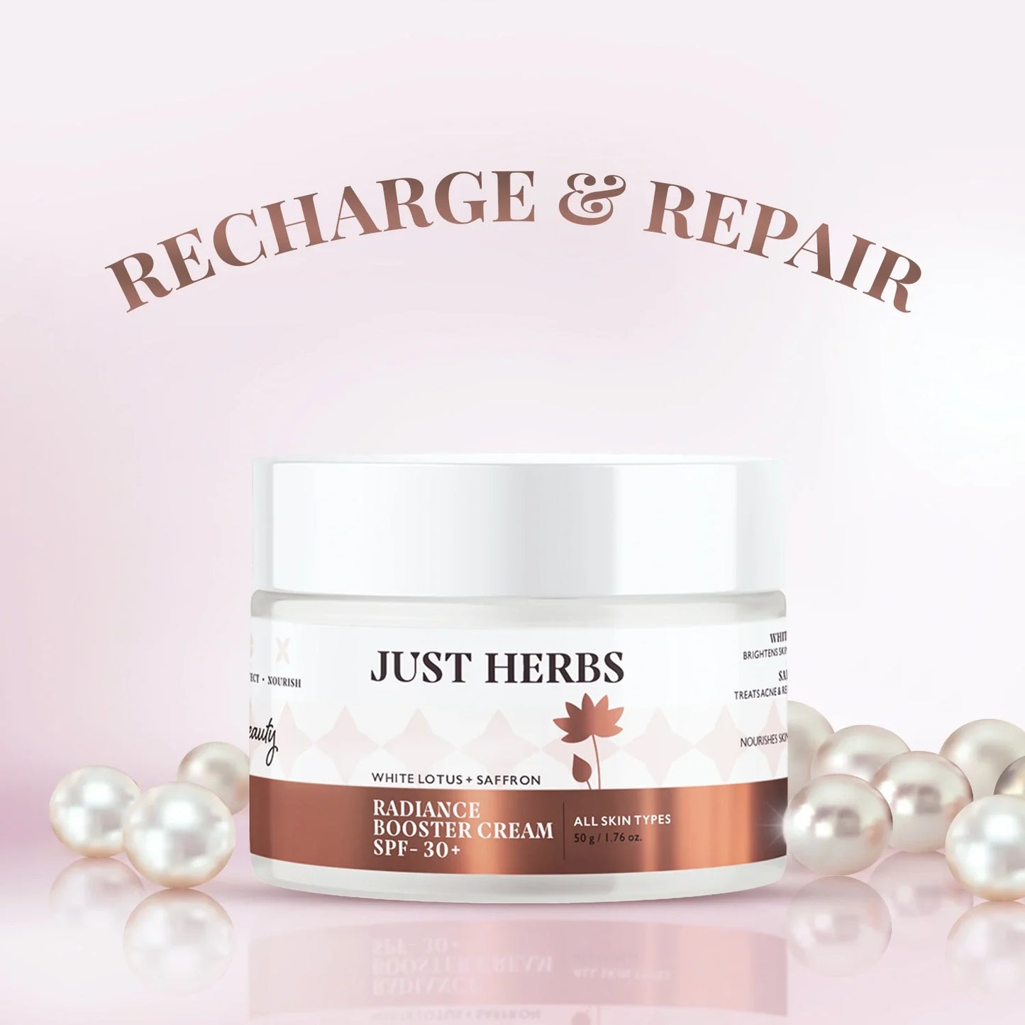 Radiance Booster Cream SPF 30+ with White Lotus and Saffron 50g