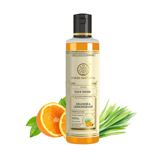 Herbal Orange & Lemongrass Face Wash SLS & Paraben Free 210ml
