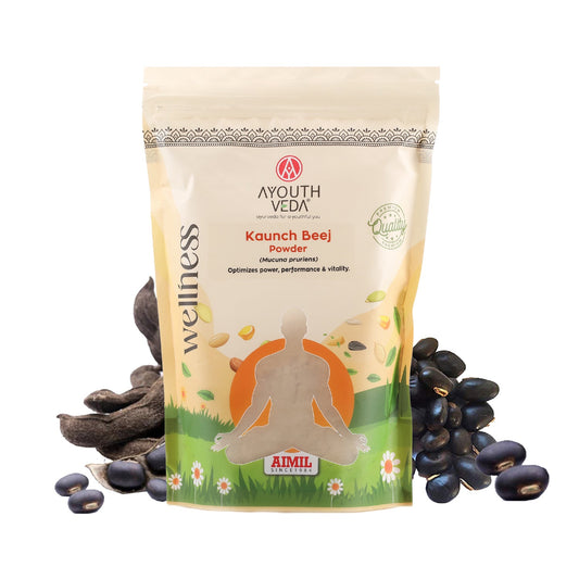 Kaunch Beej Powder | Pure Mucuna pruriens for Energy, Stamina & Vitality | Natural L-DOPA Source for Strength, Muscle Support & Nervous System Balance | Ayurvedic Performance & Wellness Booster | Net Qty: 200g 200g