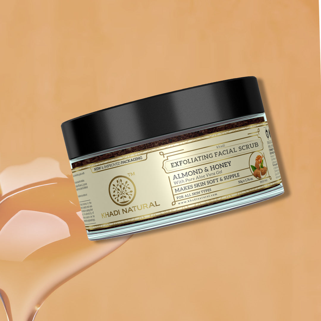Almond & Honey Facial Massage Gel with Scrub 50gm