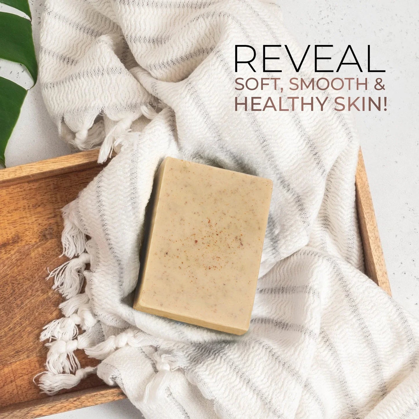 Skin Brightening Bathing Bar with Sandalwood and Turmeric 100g