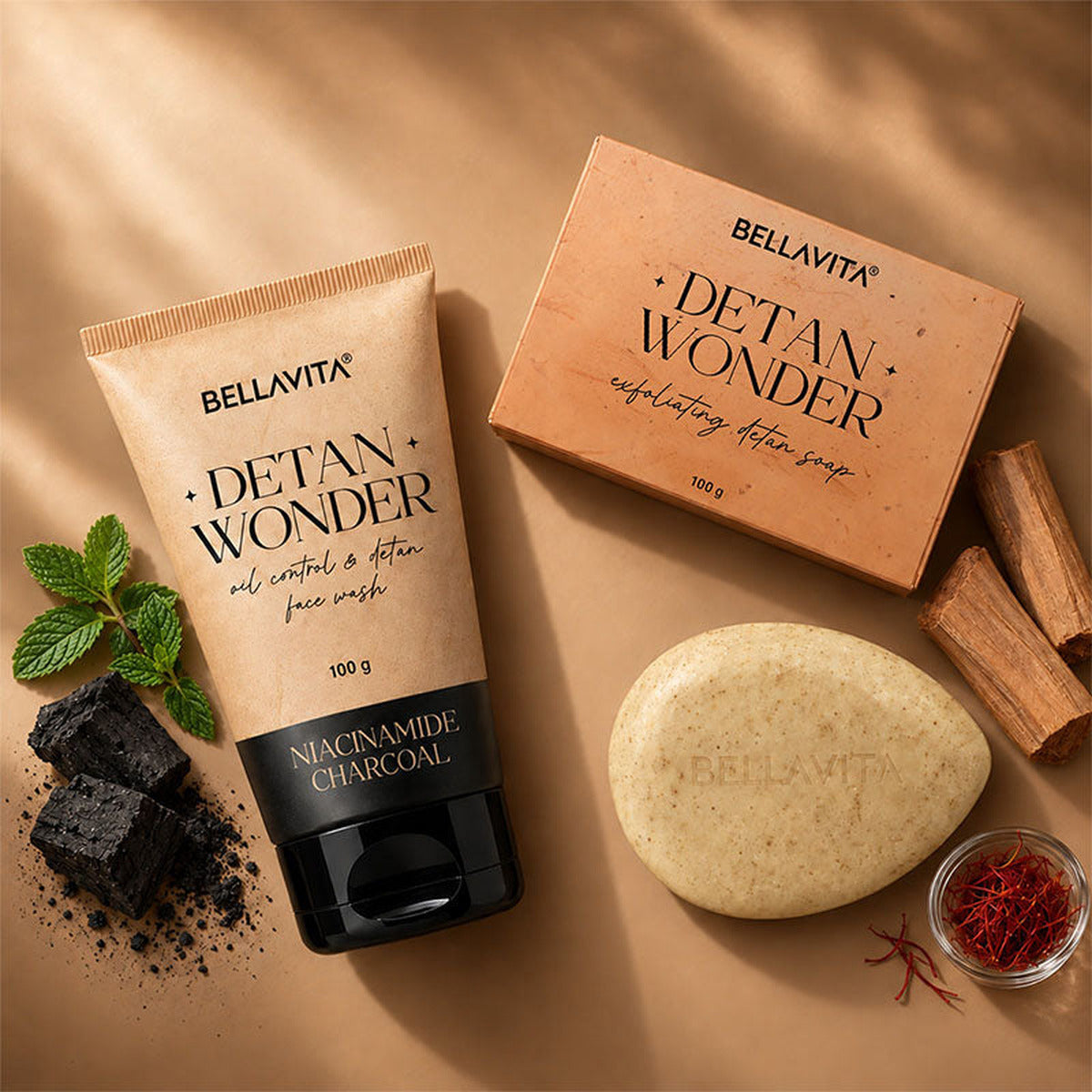 【Bella Vita Organic】 Oil Control Facewash (Pack Of 3)｜オイルコントロール 洗顔料 3本セット｜100g×3