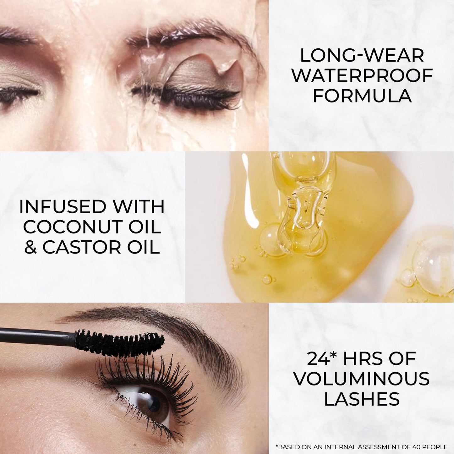 Serum-infused Volume Boost Mascara with Castor Oil and Coconut Oil 8ml