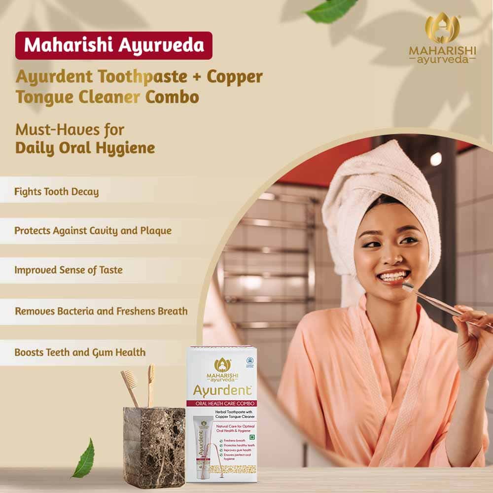 Ayurdent Combo Pack For Perfect Oral Health And Hygiene