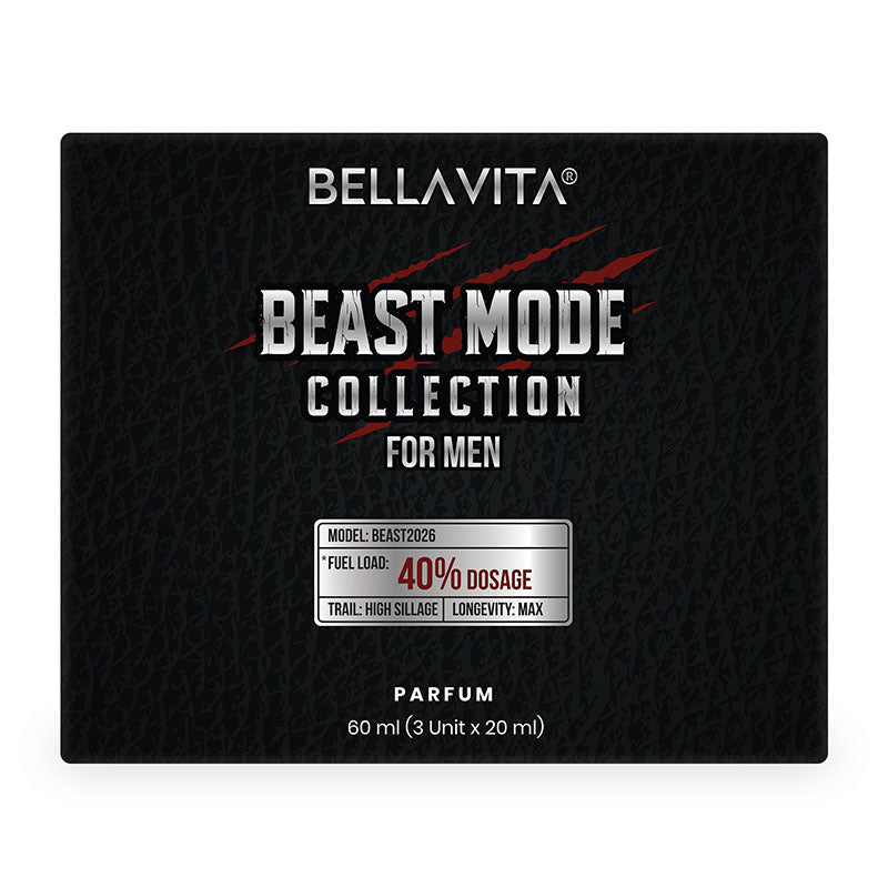 Beast Mode Perfume Gift Set for Men | 12 hr+ long lasting | 3 x 20ml 20ml