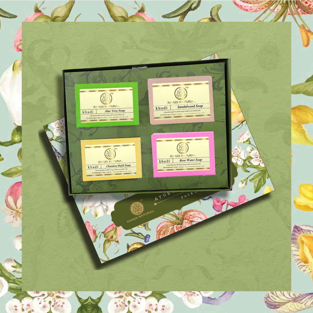 Ayurvedic Soap Kit Combo Pack Of 4 100gm Each