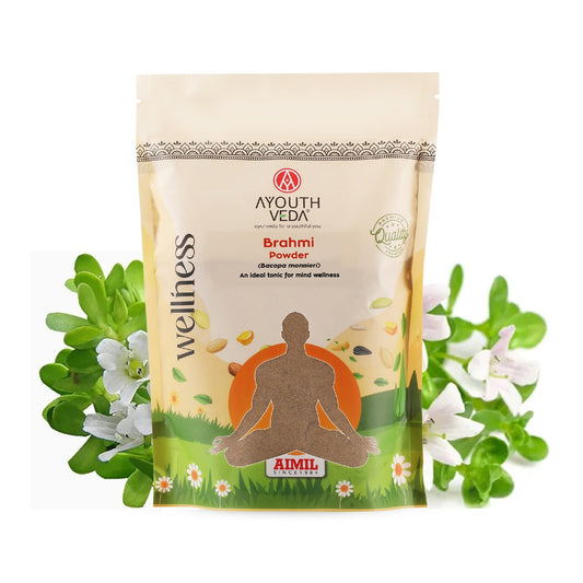 Brahmi Powder | Pure Bacopa monnieri Brain Tonic for Memory, Focus & Stress Relief | Antioxidant-Rich Ayurvedic Support for Cognitive Function, Mental Clarity & Immunity | Net Qty: 200g 200g