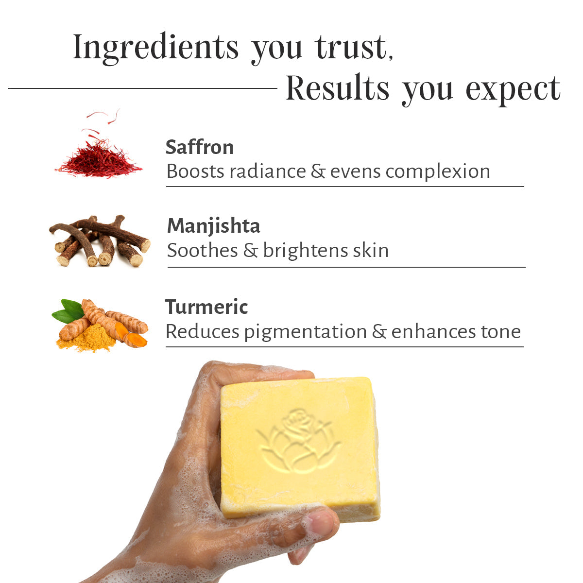 Brightening Body Bar – Saffron & Turmeric by Shankara 100g