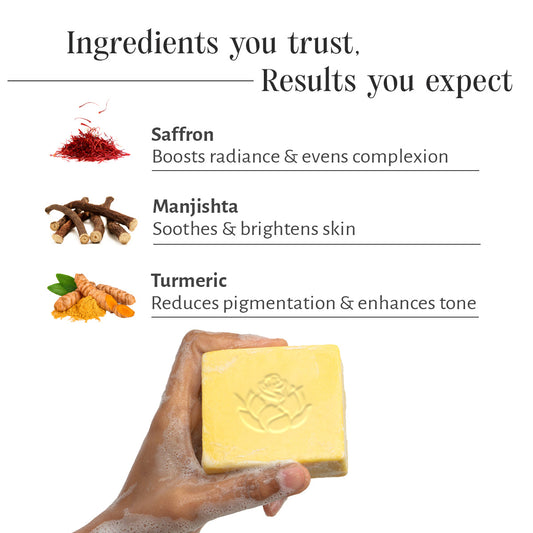 Brightening Body Bar – Saffron & Turmeric by Shankara 100g