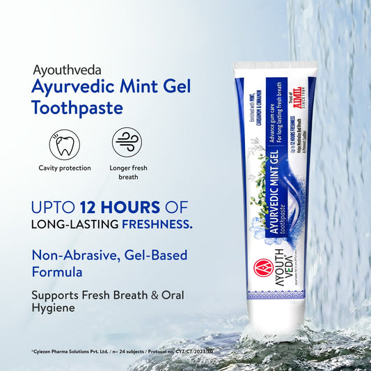 Mint Gel Toothpaste Net qty.- 100 g each set of 2 100g