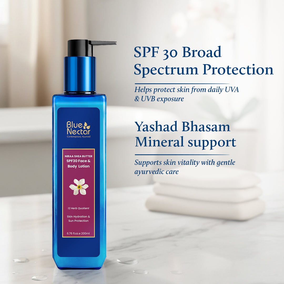 Niraa Shea Butter SPF 30 Face & Body Sunscreen Lotion (12 Herbs) 200ml