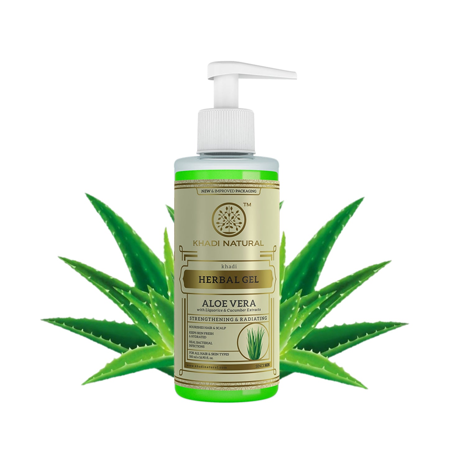 Aloe Vera Gel With Liquorize & Cucumber Extracts 500ml