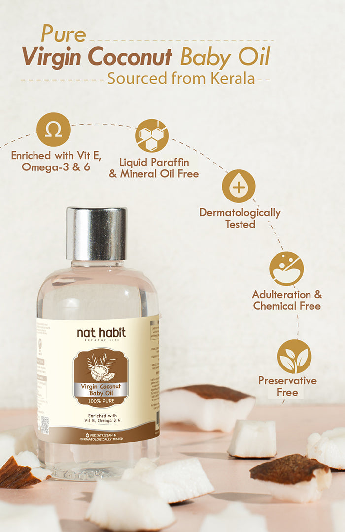 Pure Virgin Coconut Baby Oil 200ml