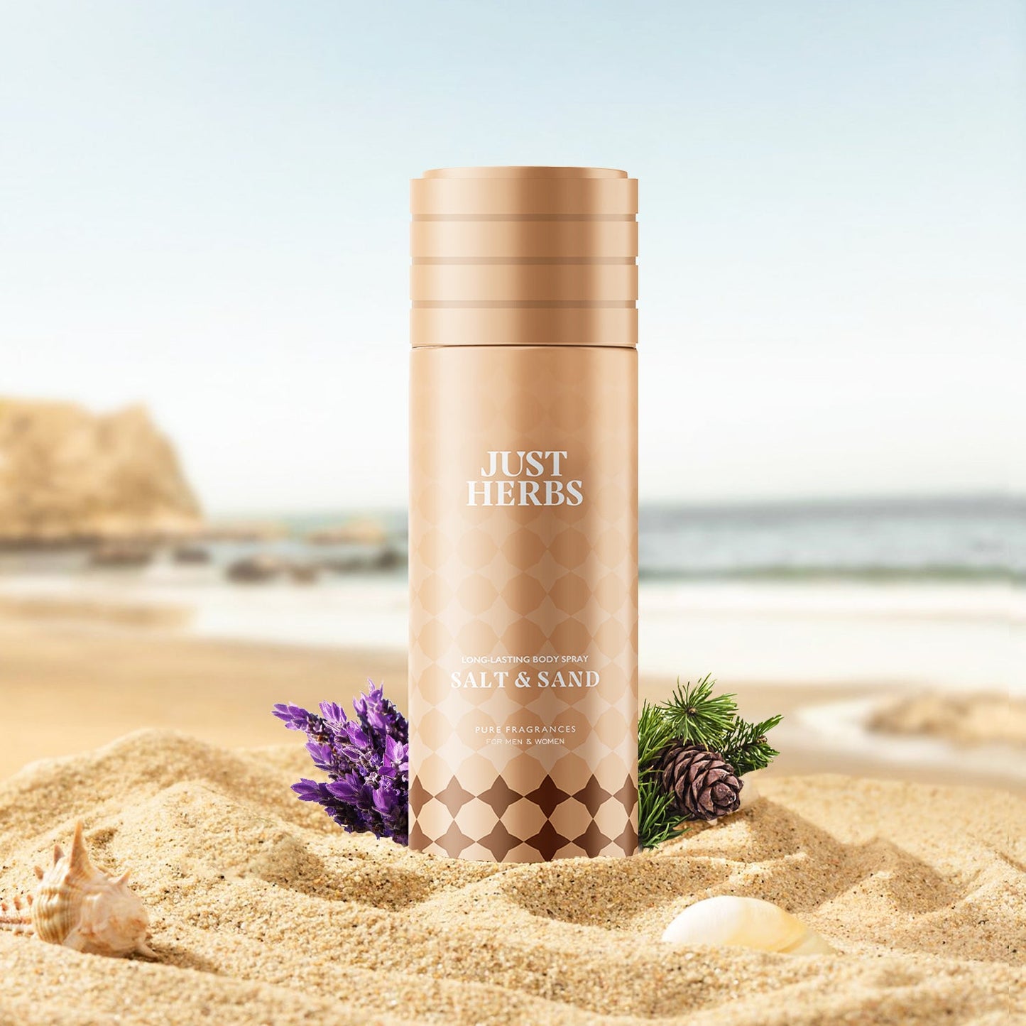 Long Lasting Salt and Sand Deodorant Body Spray For Men & Women 150ml