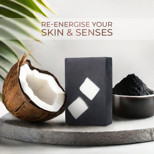 Deep Cleansing Bathing Bar with Coconut and Activated Charcoal 100g