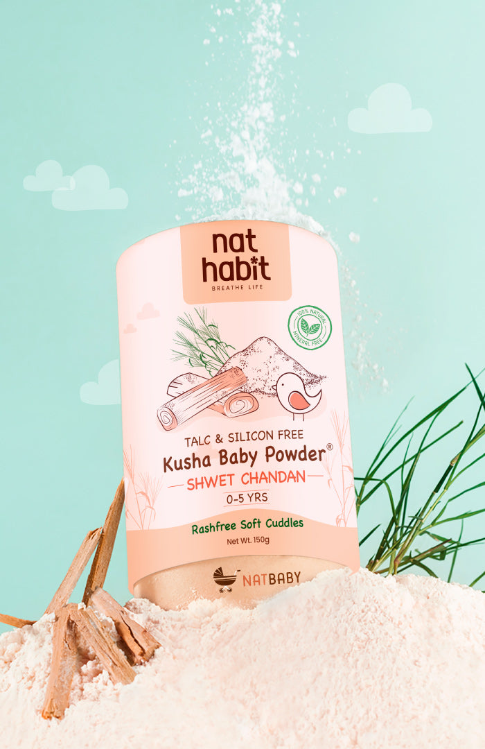 Kusha Baby Powder - Shwet Chandan 150g × 1