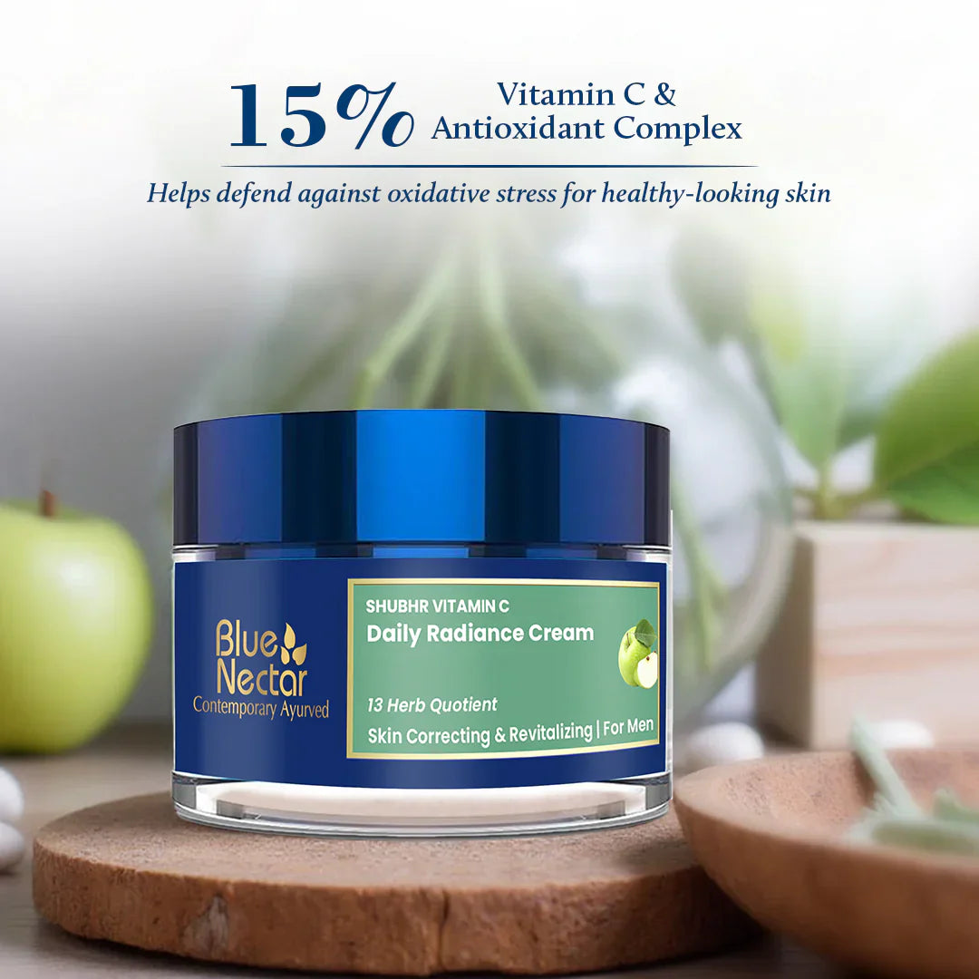 Men's Vitamin C Face Cream for Dark Spots Removal (15 herbs, 50g) 50g