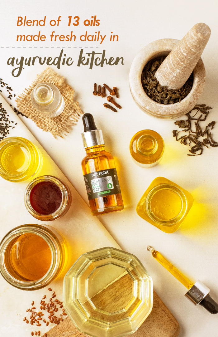 Pure Clove Tea Tree Mukhalaya Face Oil 30ml