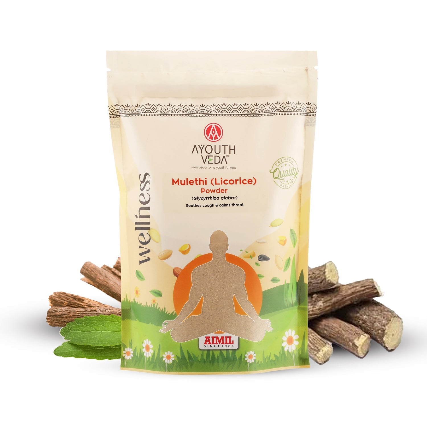 Mulethi (Liquorice) Powder- For Respiratory and Digestive Wellness Net Qty: 200g 200g