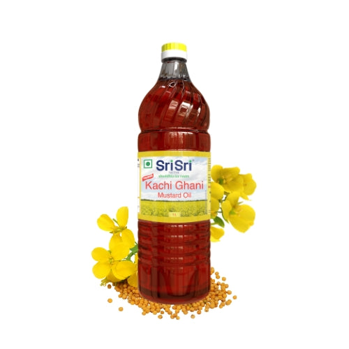 Premium Kachi Ghani Mustard Oil Bottle, 1 L 1L