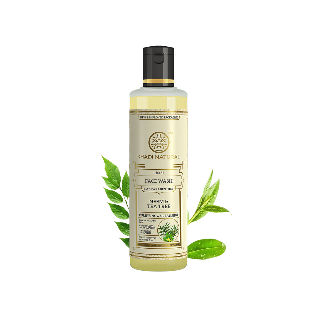 Neem & Tea Tree Face Wash SLS & Paraben Free 210ml
