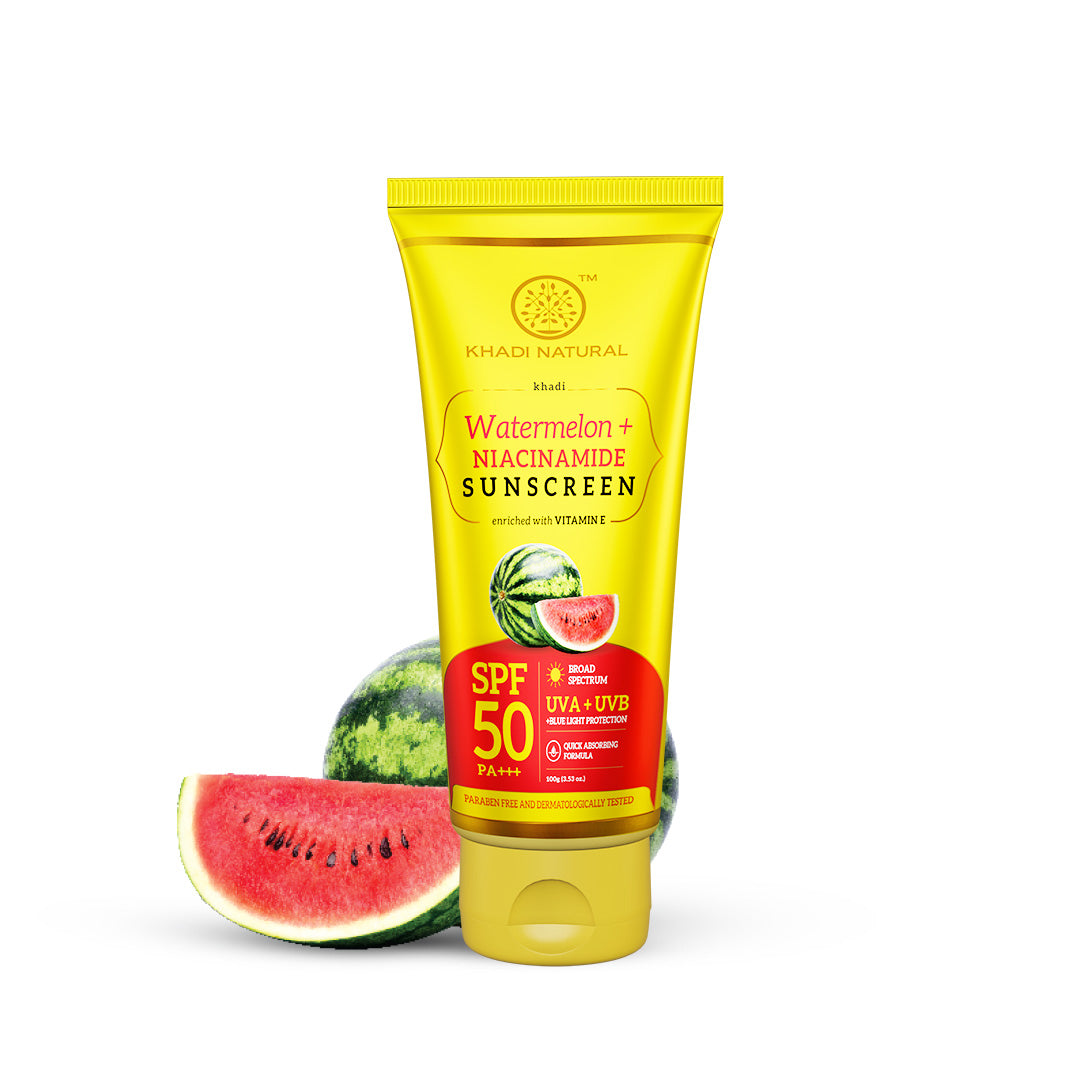 Watermelon + Niacinamide Sunscreen Aqua Gel SPF 50 PA+++ 100gm