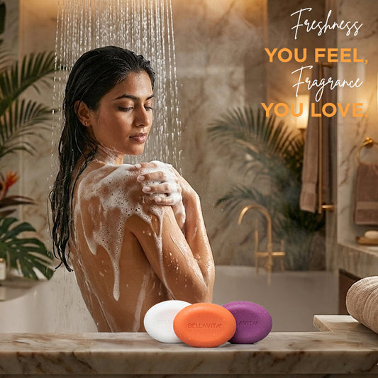 【Bella Vita】 Perfumed Bathing Bar (Soaps) For Women - 3 x 100g｜パフュームドバス ソープ ウィメン｜100g