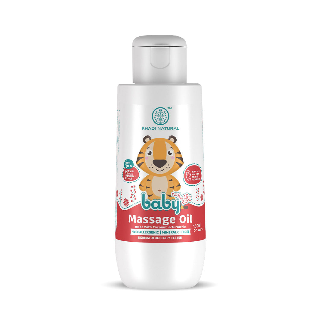 Baby Massage Oil with Coconut and Turmeric for Nourishing Skin 150ml