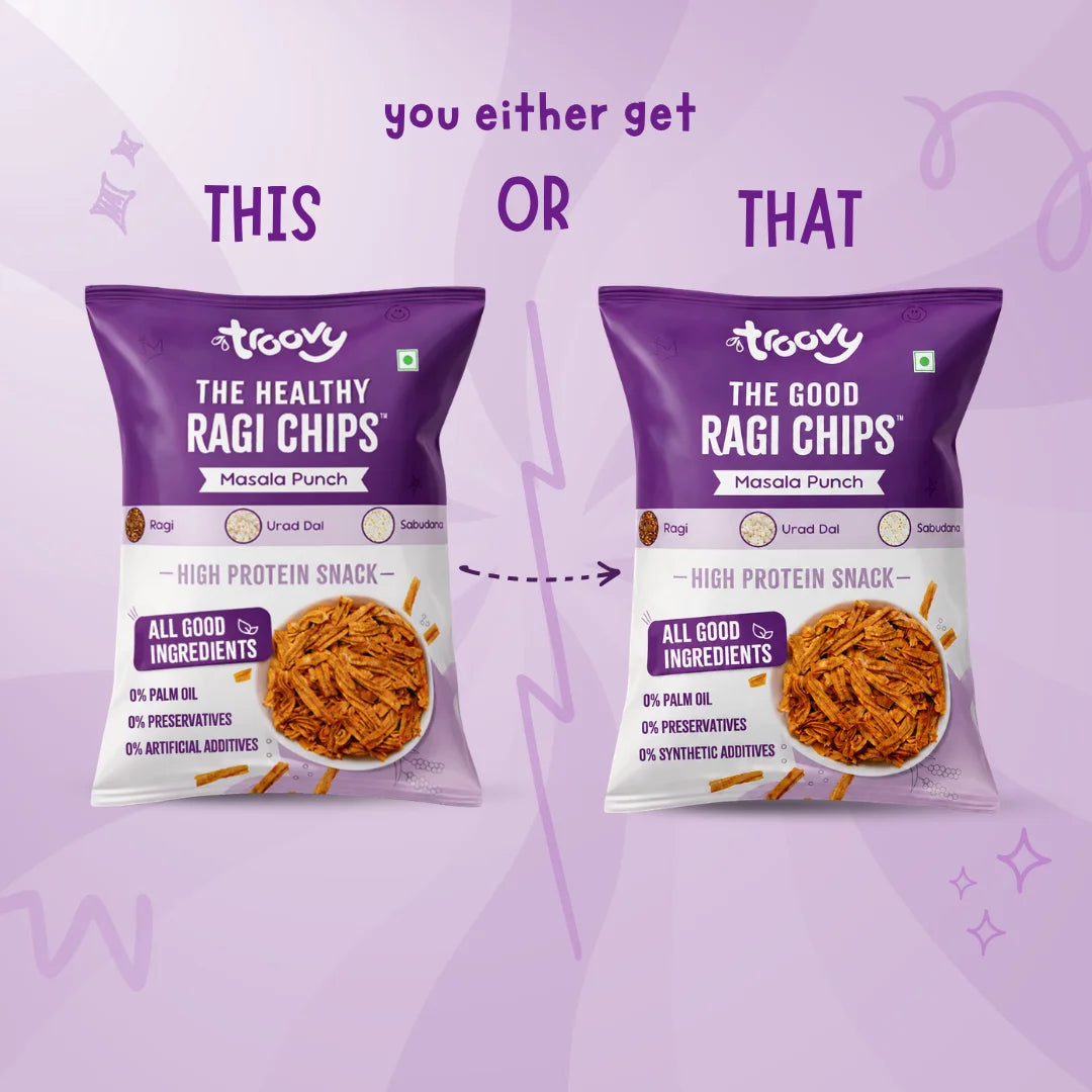 【Troovy】 Troovy Ragi Chips｜ラギチップス｜70g×4袋