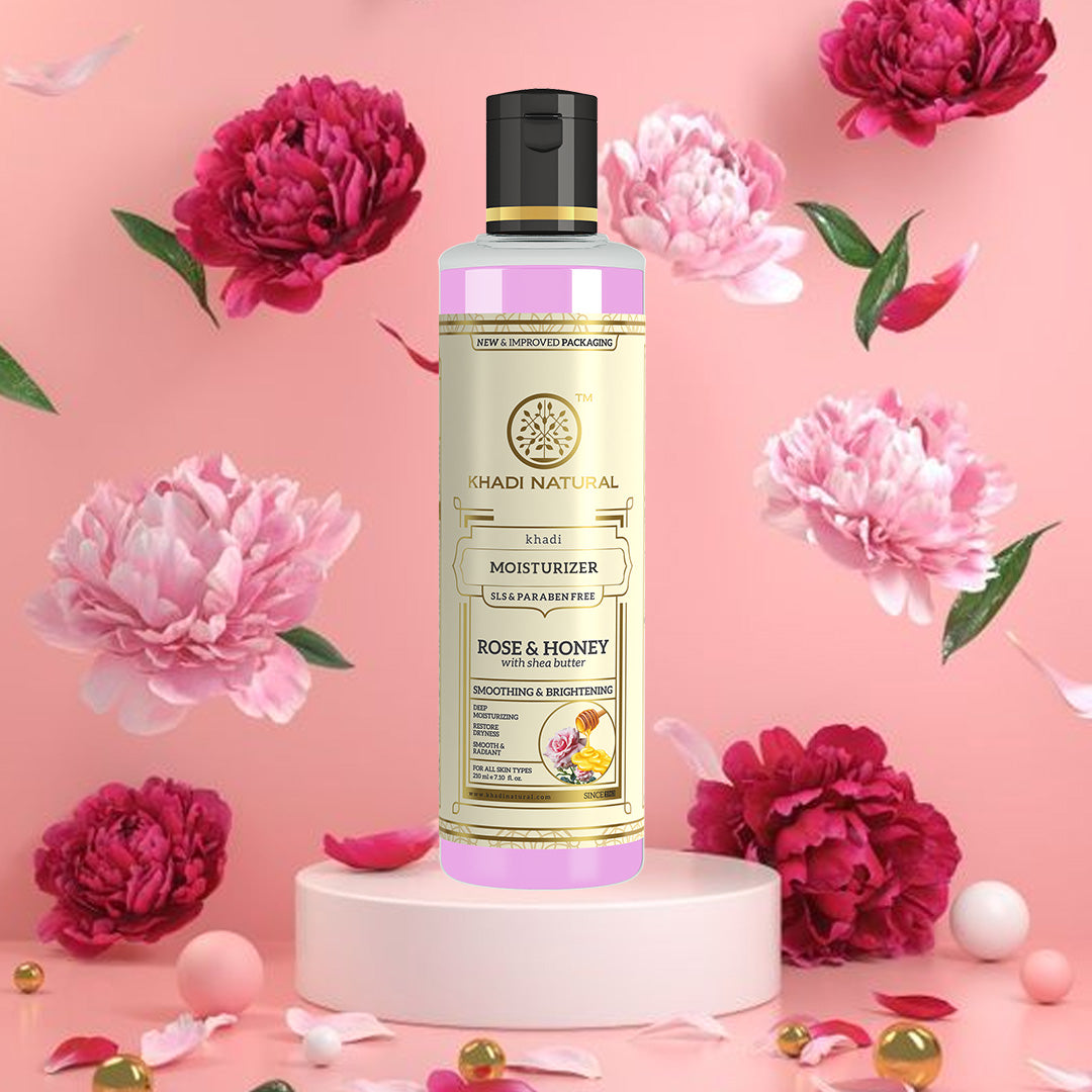 Rose & Honey Moisturiser SLS & Paraben Free 210ml
