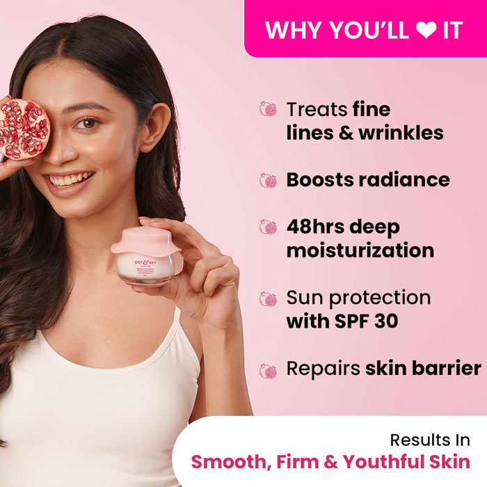 Pomegranate + Multi-Peptide Anti Ageing Moisturizer SPF 30 60ml