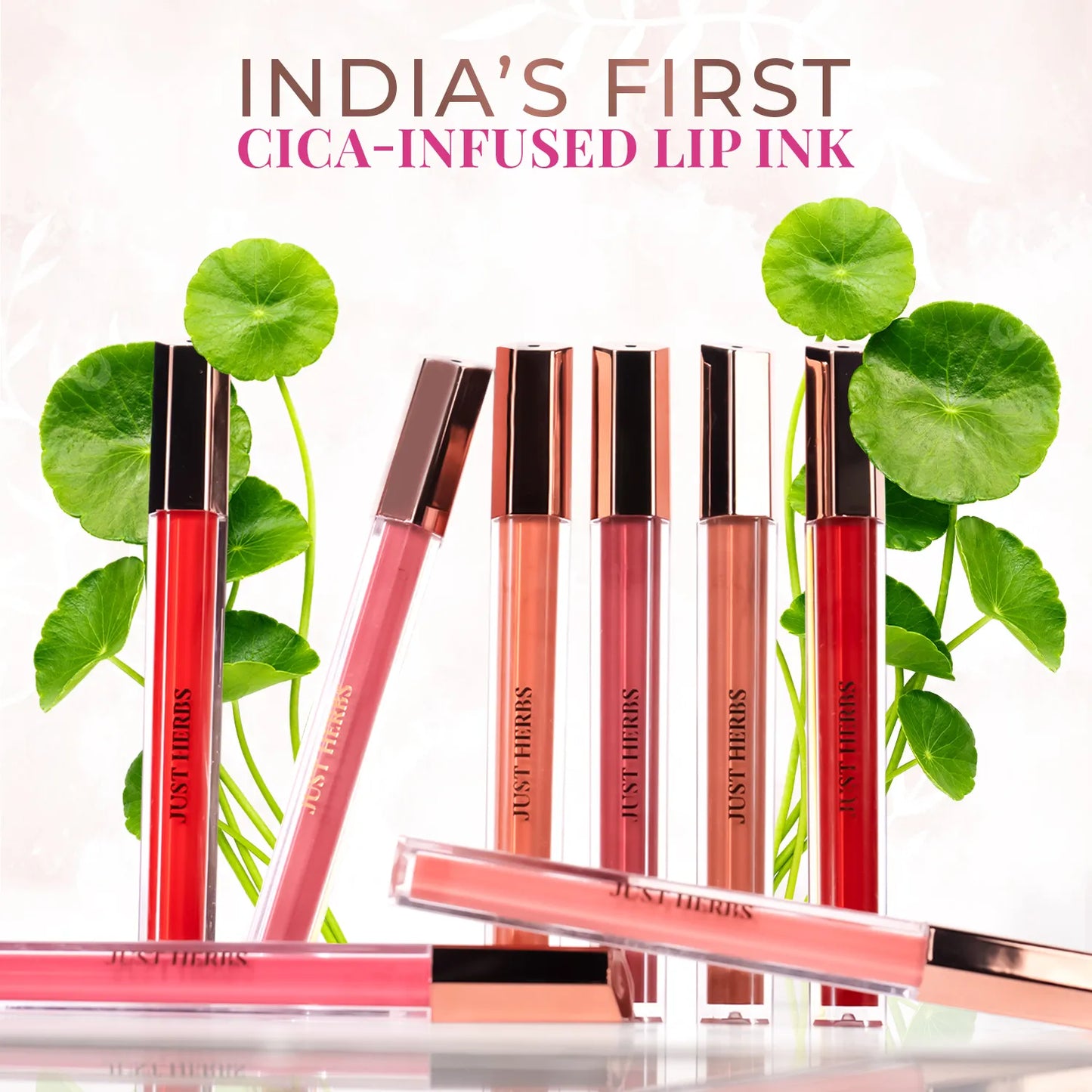 Plant-powered Glass Lip Ink with Cica and Sweet Almond Oil