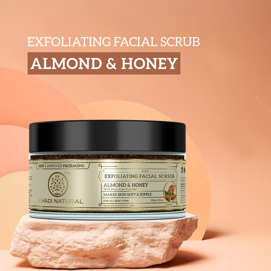 Almond & Honey Exfoliating Facial Scrub 100gm