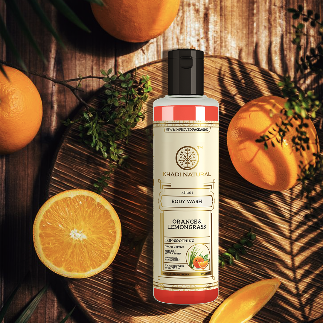 Orange and Lemongrass Body Wash 210ml