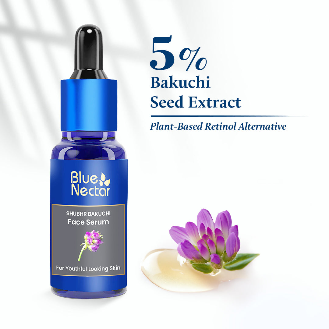 Shubhr Bakuchi Oil Free Face Serum | Natural Retinol Alternative for Youthful Skin (30 ml) 30ml