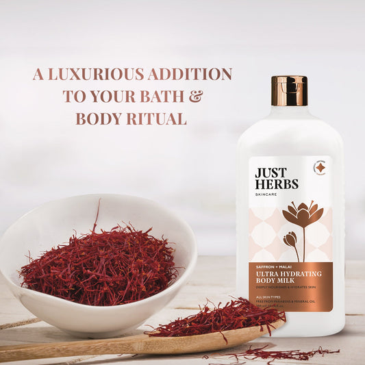 Ultra Hydrating Body Milk with Saffron and Malai 300ml